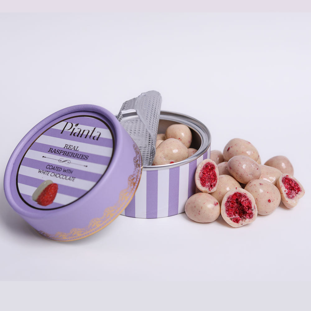 Pianta Raspberry Coated Chocolate 50gm