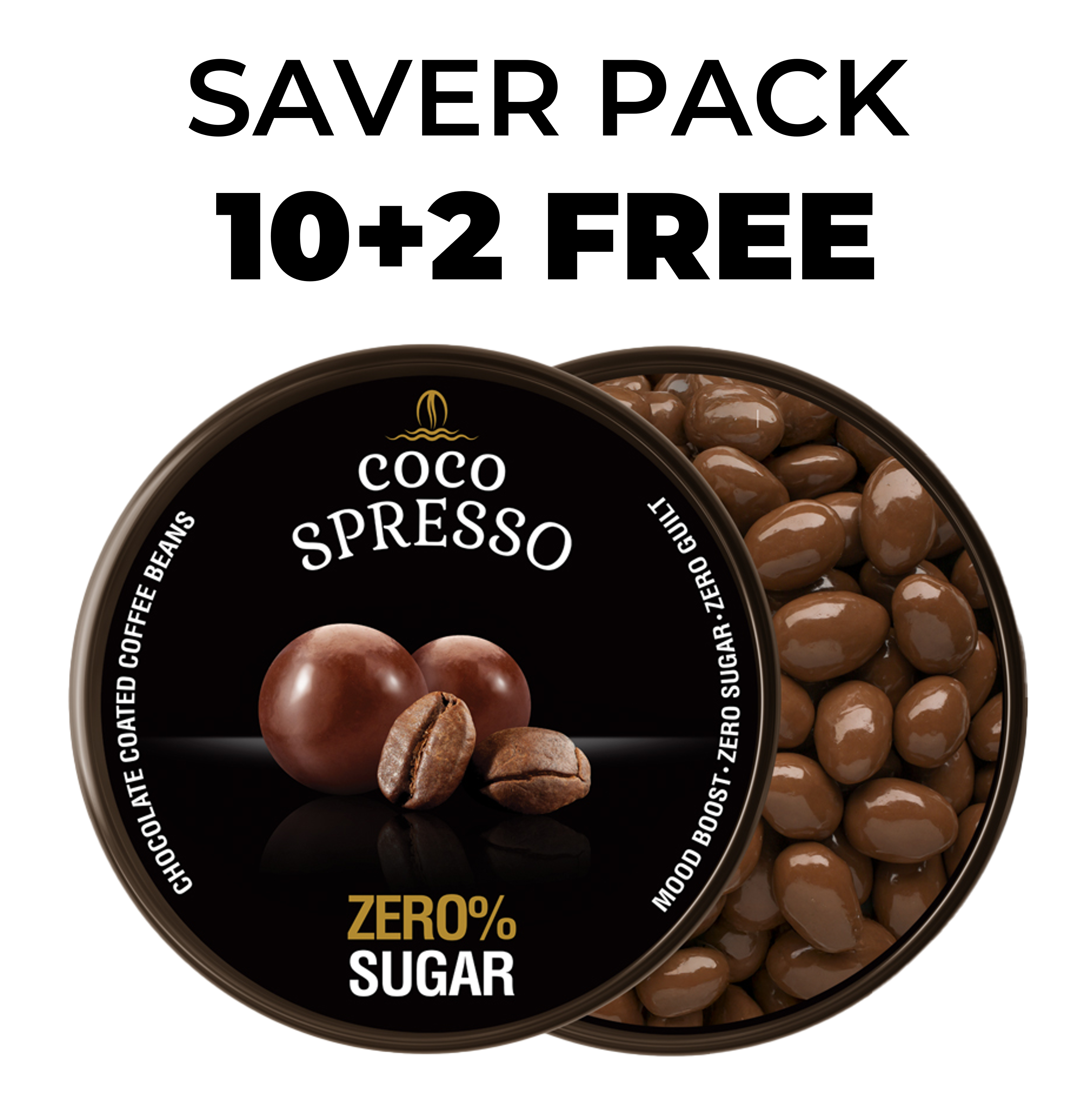 Cocospresso ZERO Daily – Saver (12-Pack, 10+2) – Cocobites.ae