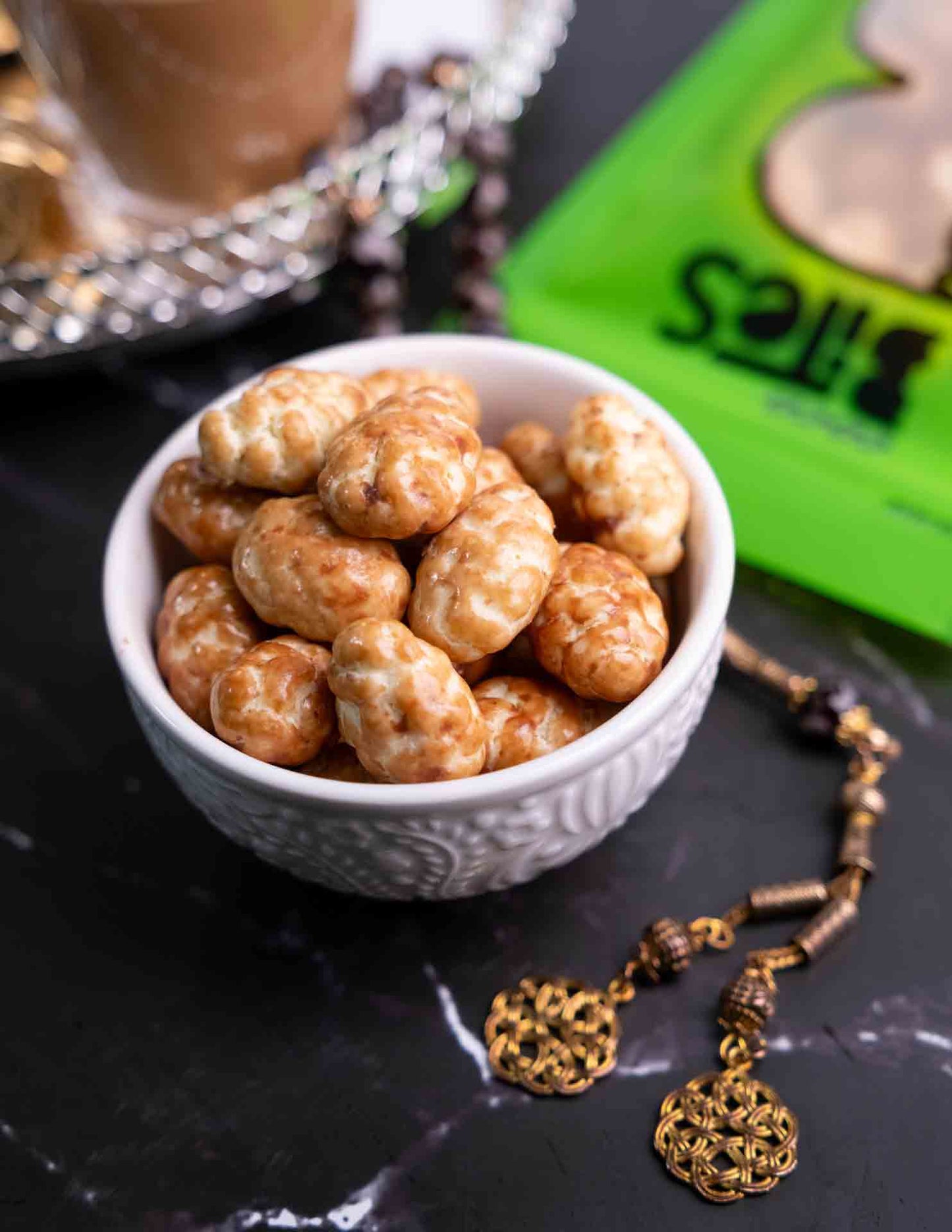 Almonds Marble White Chocolate Caramel - 200gm
