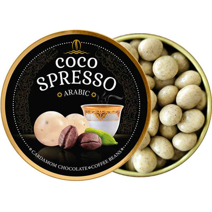 قهوة كوكوسبريسو العربية المغطاة بالشوكولاتة