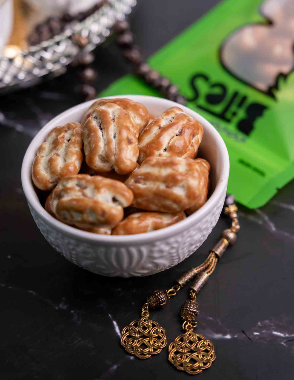 Pecans Marble White Chocolate Caramel - 200gm