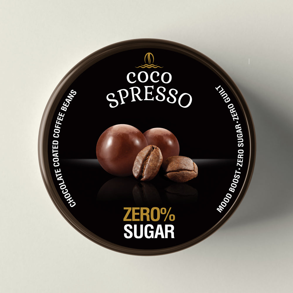 Cocospresso ZERO SUGAR - Chocolate coated Coffee beans