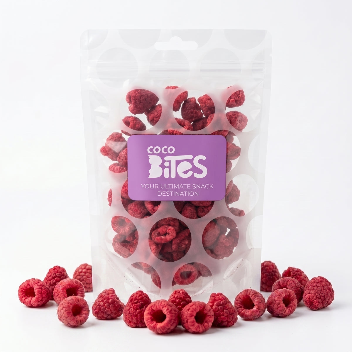 Freeze-Dried Raspberries | NO Sugar Added | 100% Real Fruit Snack