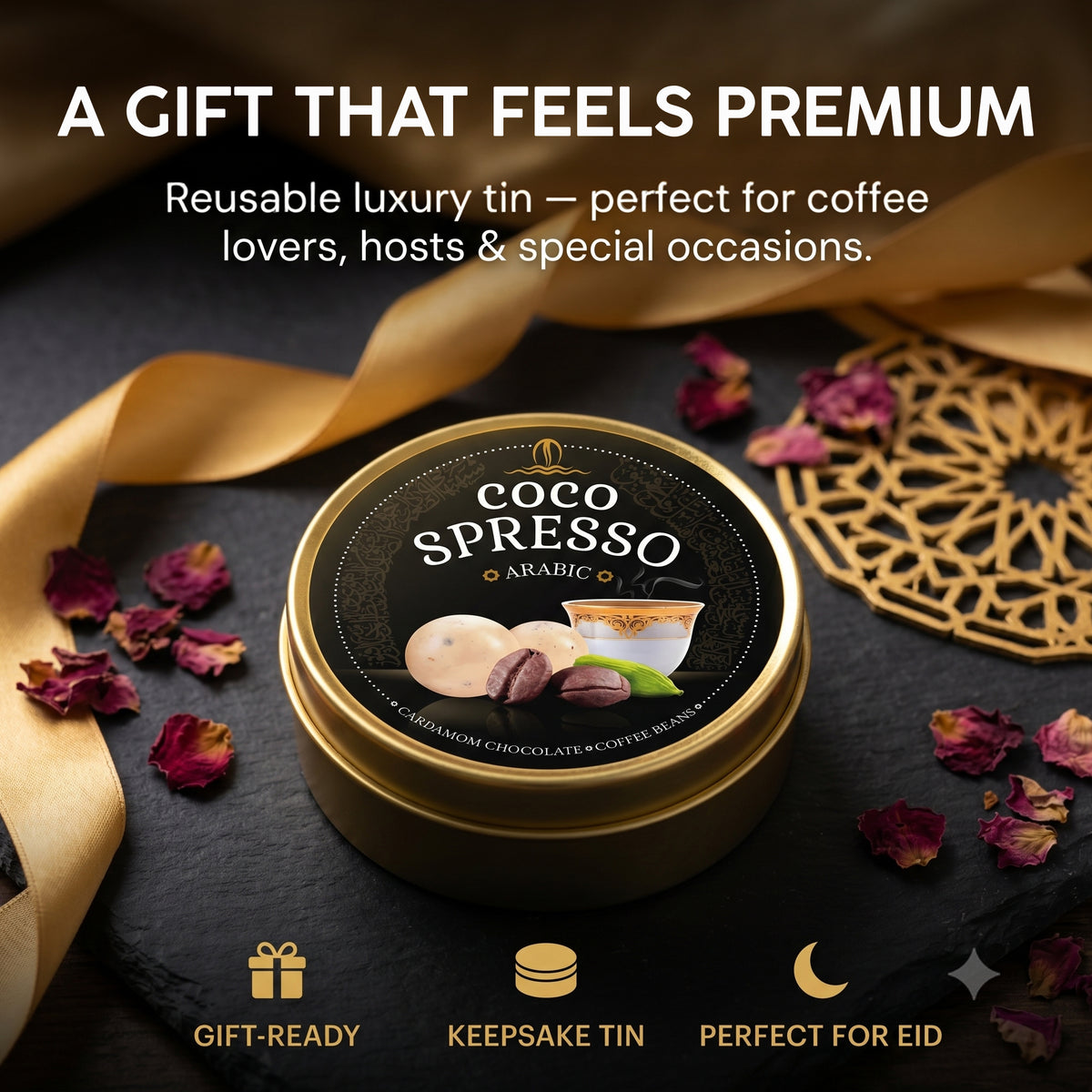 Cocospresso Arabic - Coffee coated chocolate