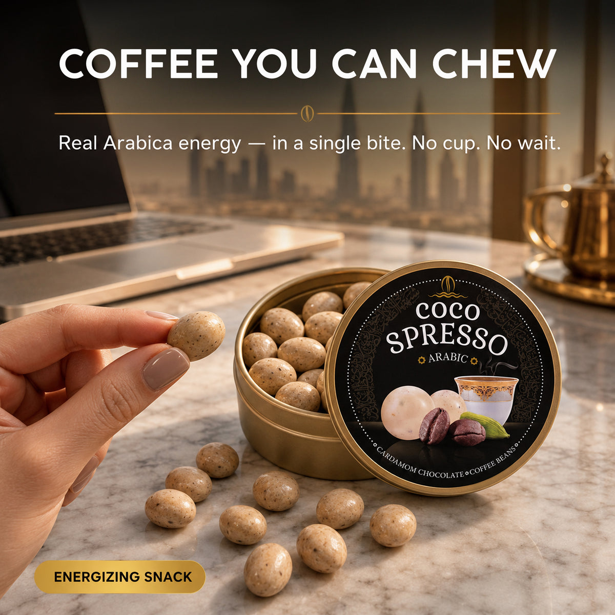 Cocospresso Arabic - Coffee coated chocolate