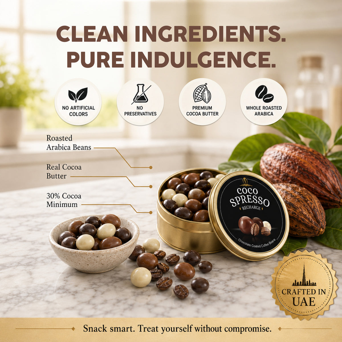 Cocospresso Recharge - Coffee coated chocolate
