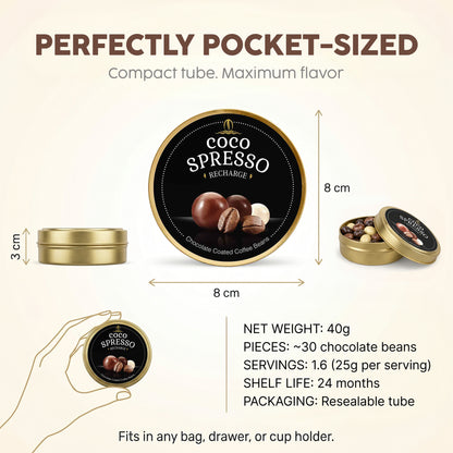 Cocospresso Recharge - Coffee coated chocolate