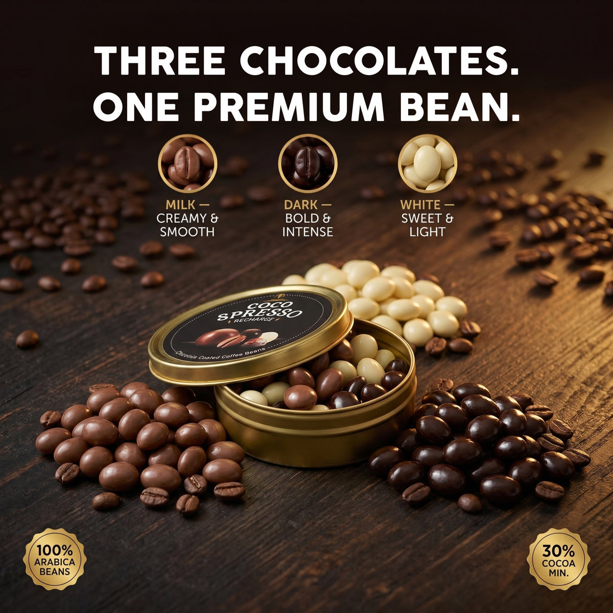 Cocospresso Recharge - Coffee coated chocolate