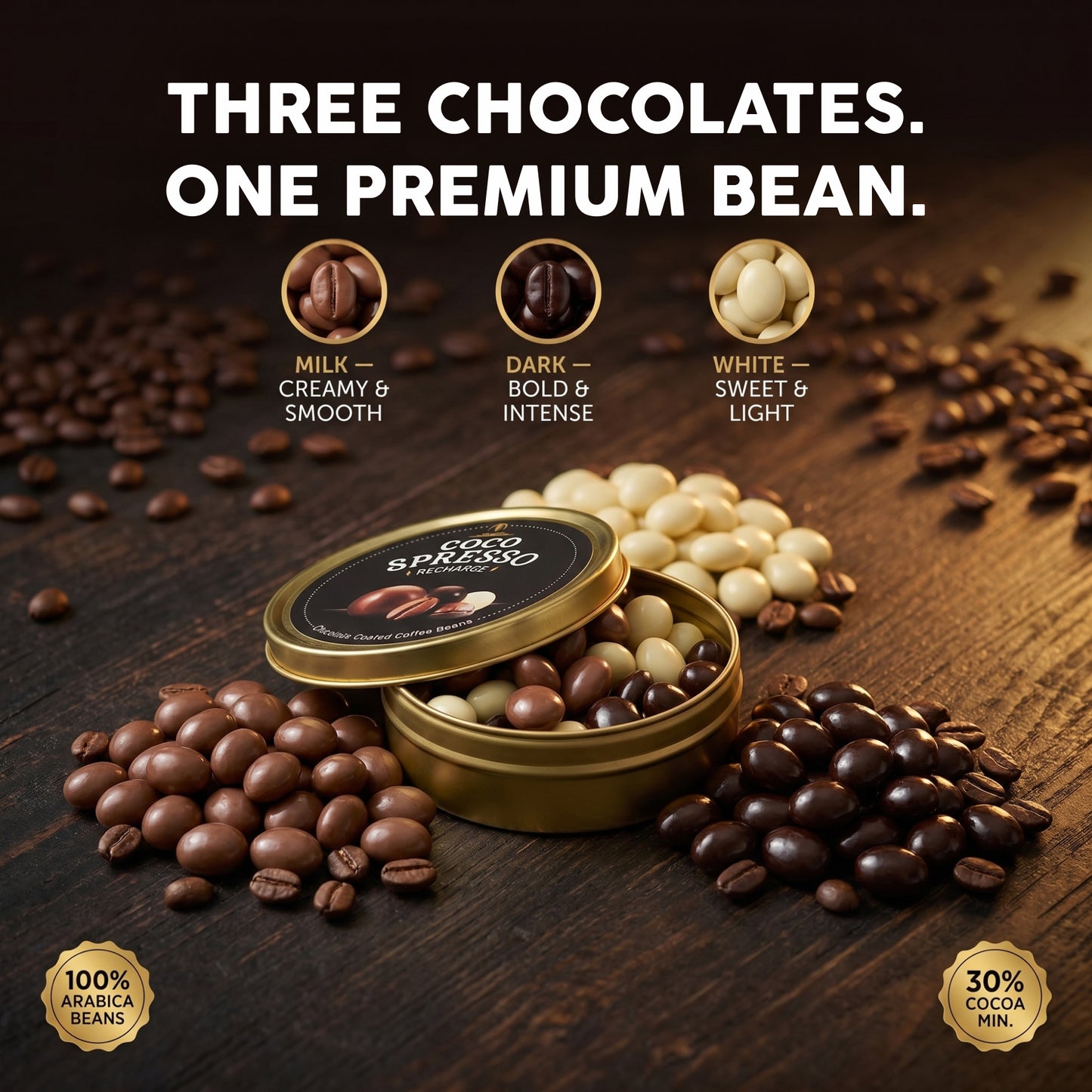 Cocospresso Recharge - Coffee coated chocolate