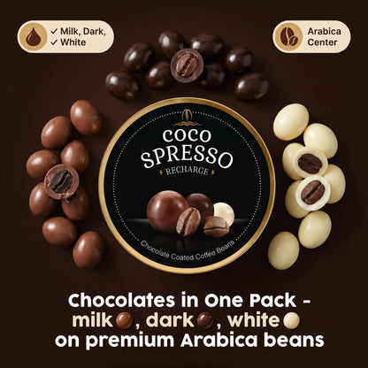 Cocospresso Recharge - Coffee coated chocolate