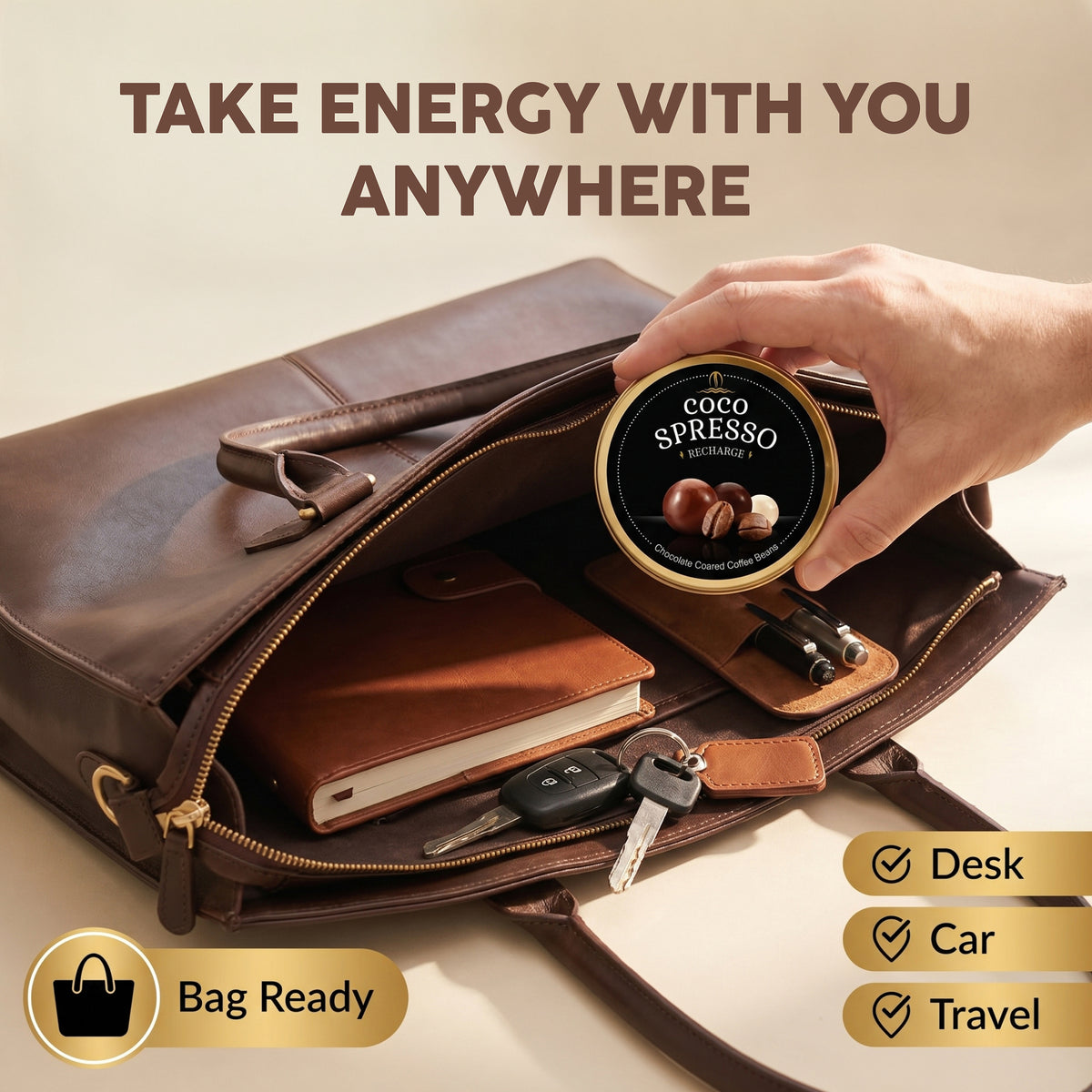 Cocospresso Recharge - Coffee coated chocolate