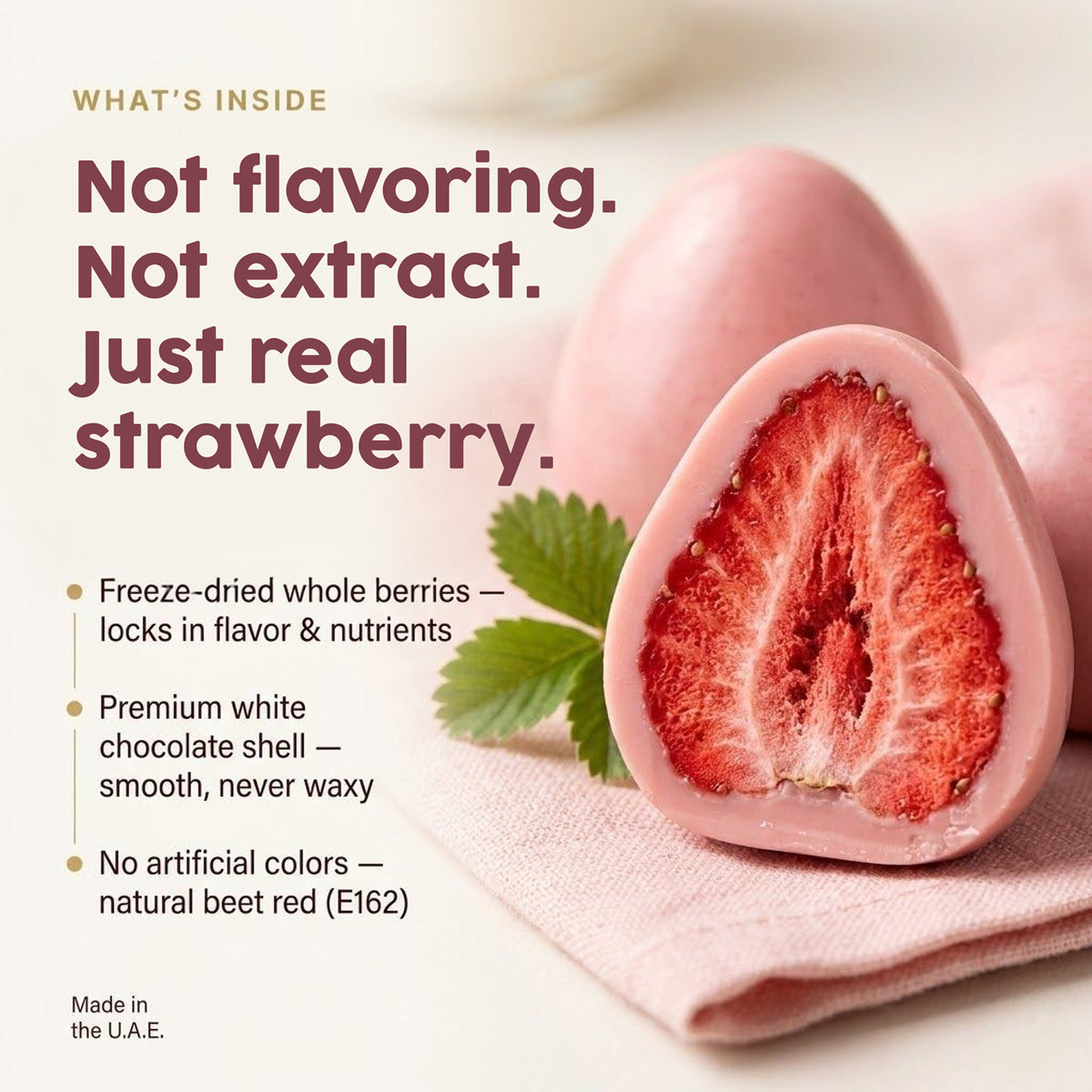 Pianta Strawberry Pink Coated Chocolate - 150gm